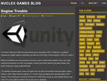 Tablet Screenshot of blog.nuclex-games.com